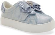 Kurt Geiger London Kids' Mini Laney Bow Sneaker