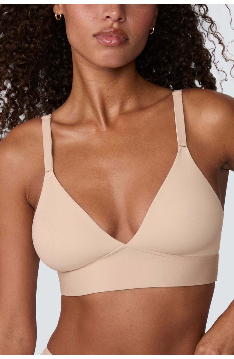Harper Wilde Bliss Triangle Bralette, Main, color, Beige