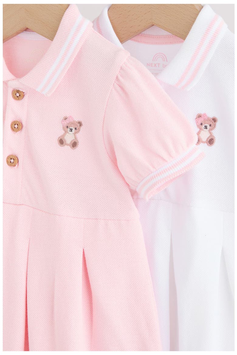 Kids' Set of 2 Assorted Tennis Dresses, Alternate, color, PINK/ WHITE