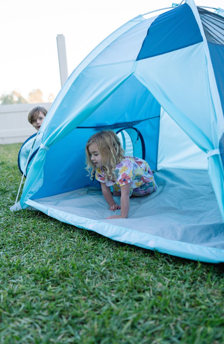 Pacific Play Tents Cool Blue Play Tent with Tunnel, Alternate, color, Blue