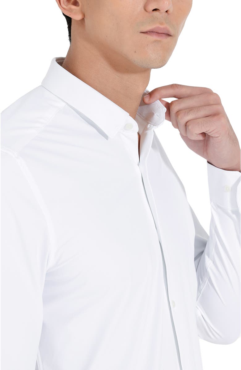 URBAN PERFORMANCE Piquet Recicle UV Protection Tech Shirt, Alternate, color, White