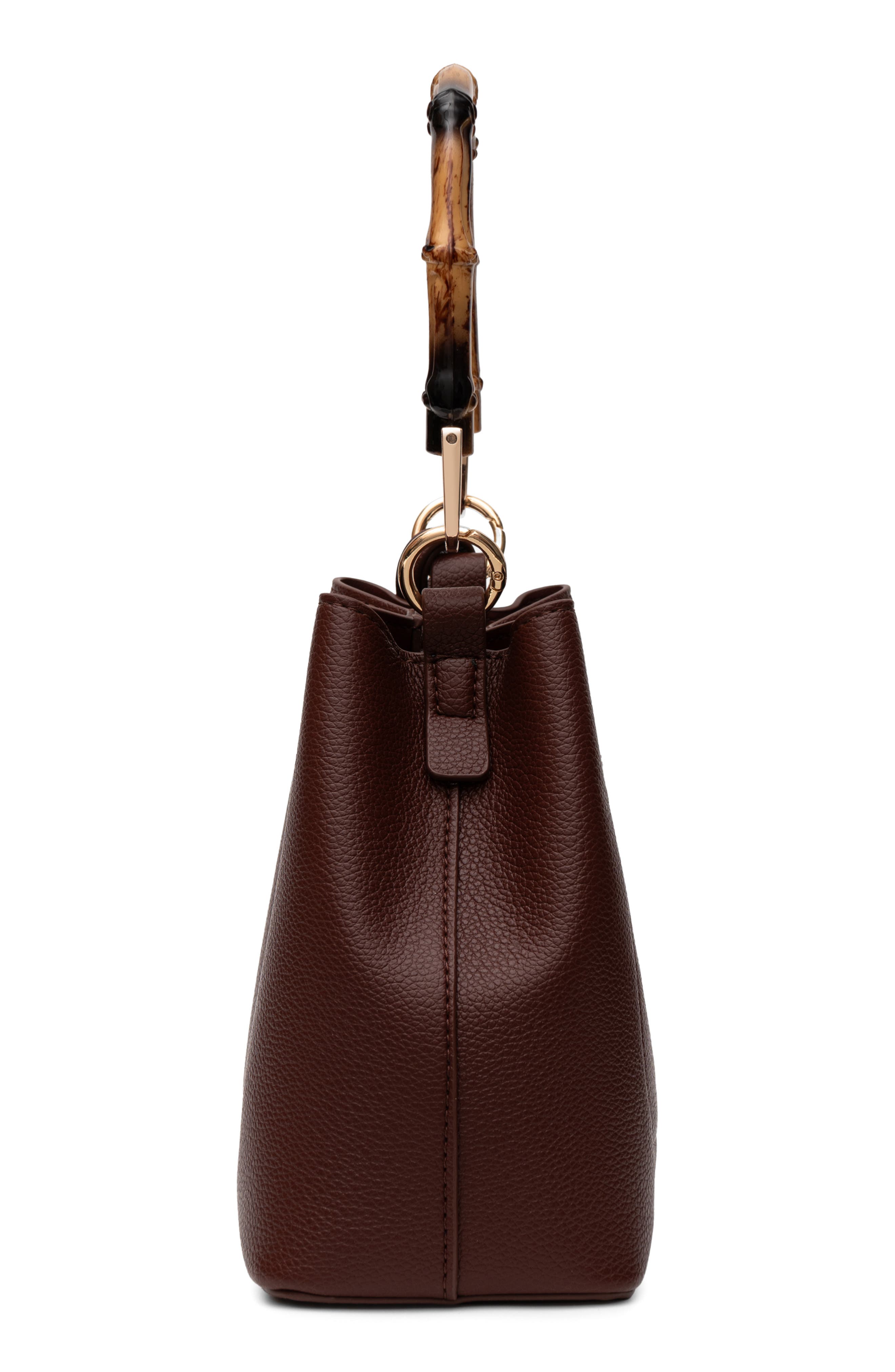 Grace Faux Leather Crossbody Bag, Alternate, color, CHOCOLATE