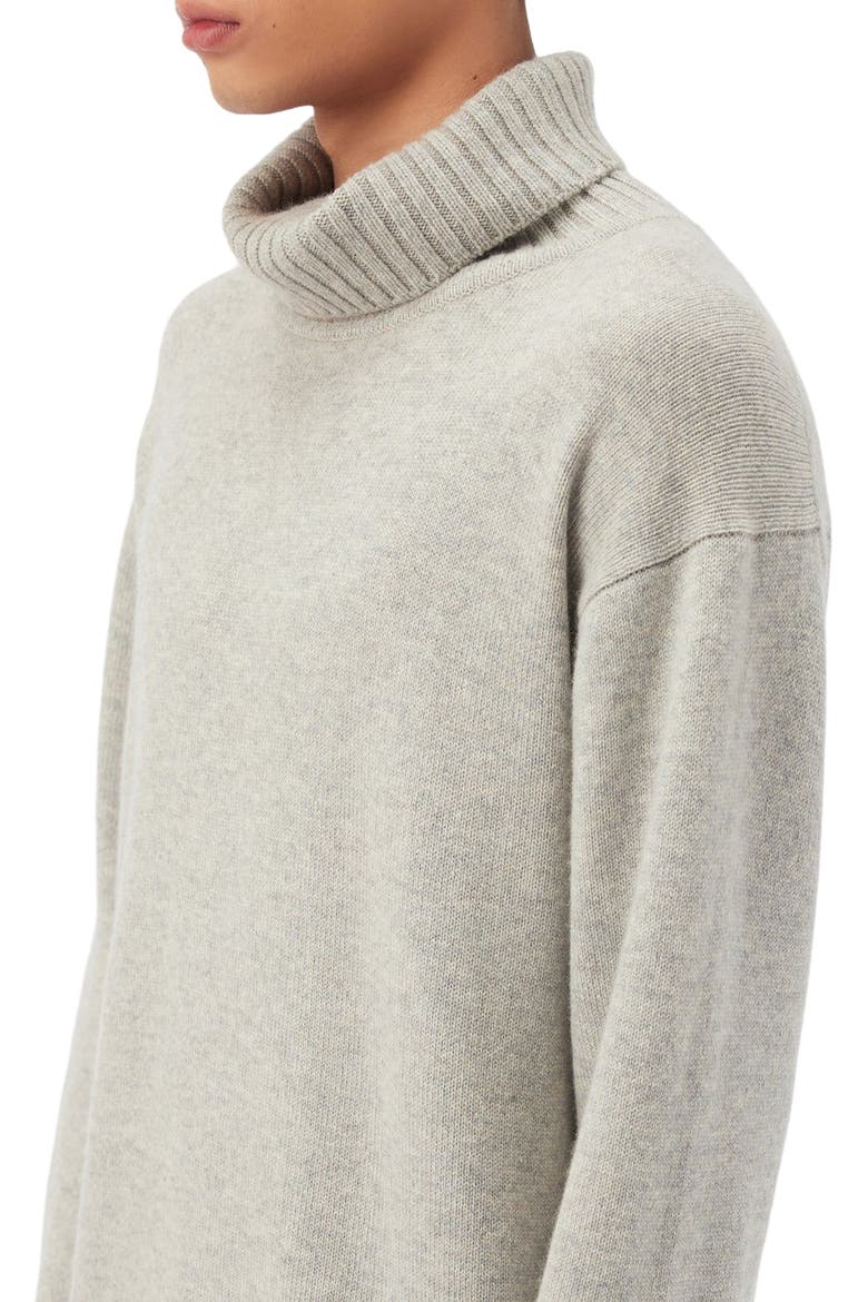 Men's Cashmere Turtleneck, Alternate, color, dawn blue
