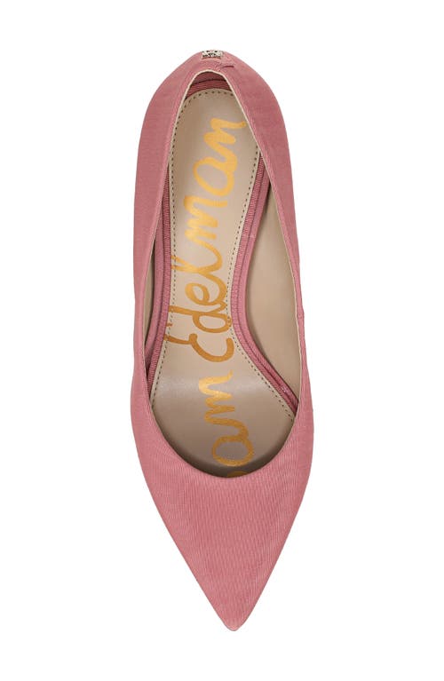 Sam Edelman Hazel Pointed Toe Pump In Pink