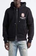 AMIRI Chateau Logo Full Zip Fleece Hoodie