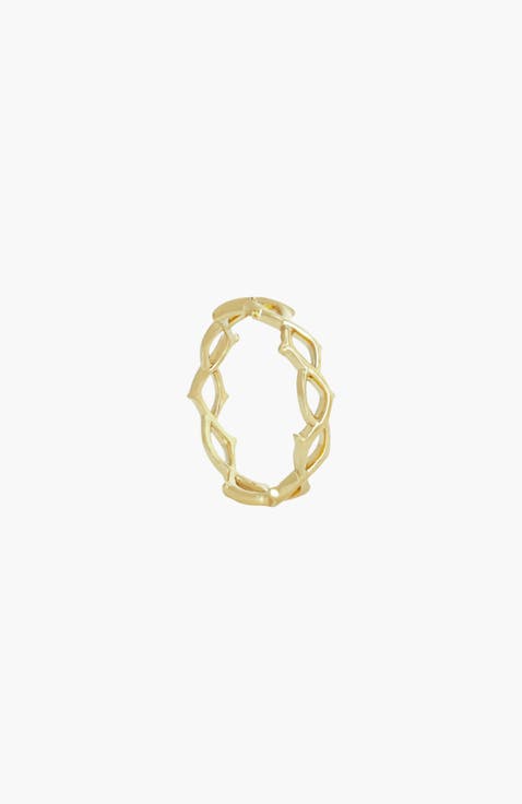 Crown Of Thorns Band Ring