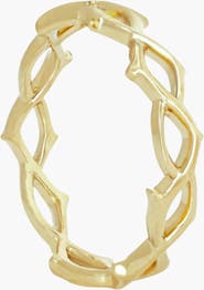 Rizen Jewelry Crown Of Thorns Band Ring