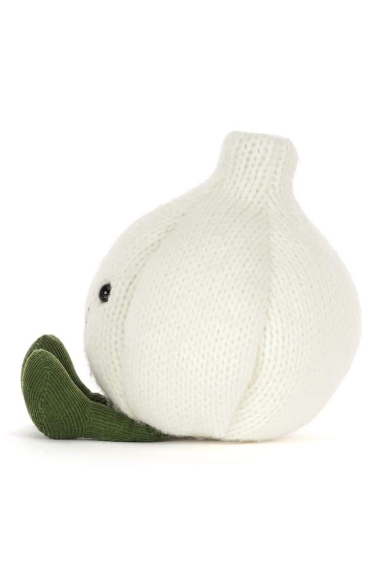 Amuseables Garlic Tiny Plushie, Alternate, color, WHITE
