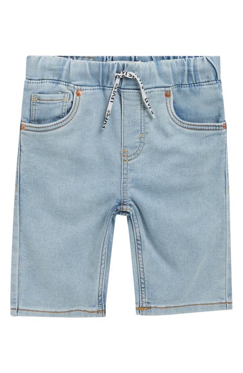 Levi's® Kids' Skinny Dobby Denim Shorts