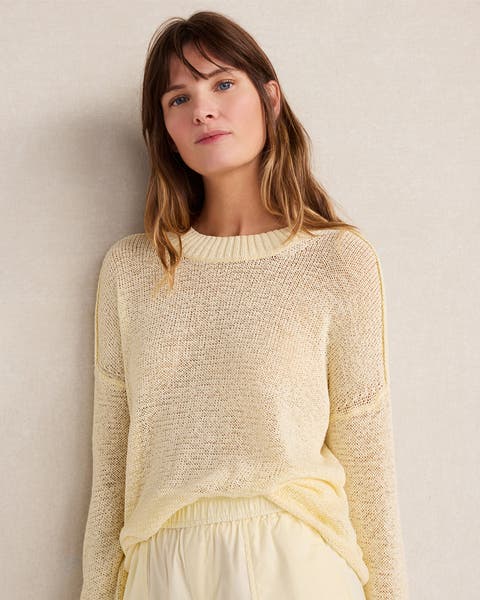 Linen Tape Yarn Crewneck
