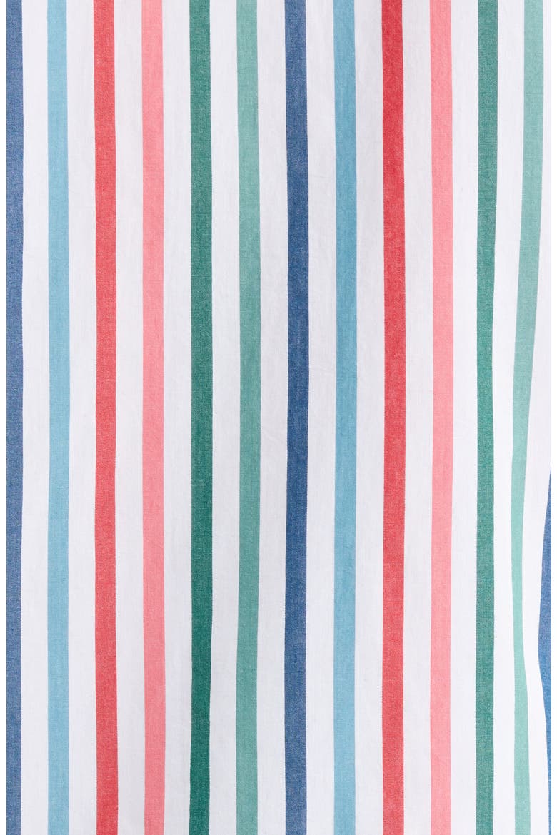 Classic Cotton Pajamas, Alternate, color, IVORY- RED MULTI STRIPE