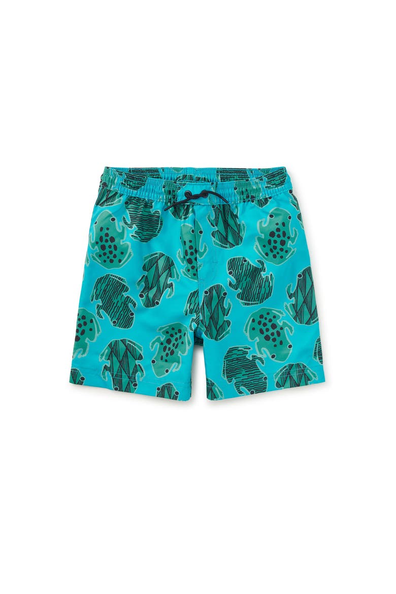 Mid-Length Swim Trunks, Main, color, Hopalong Frogs