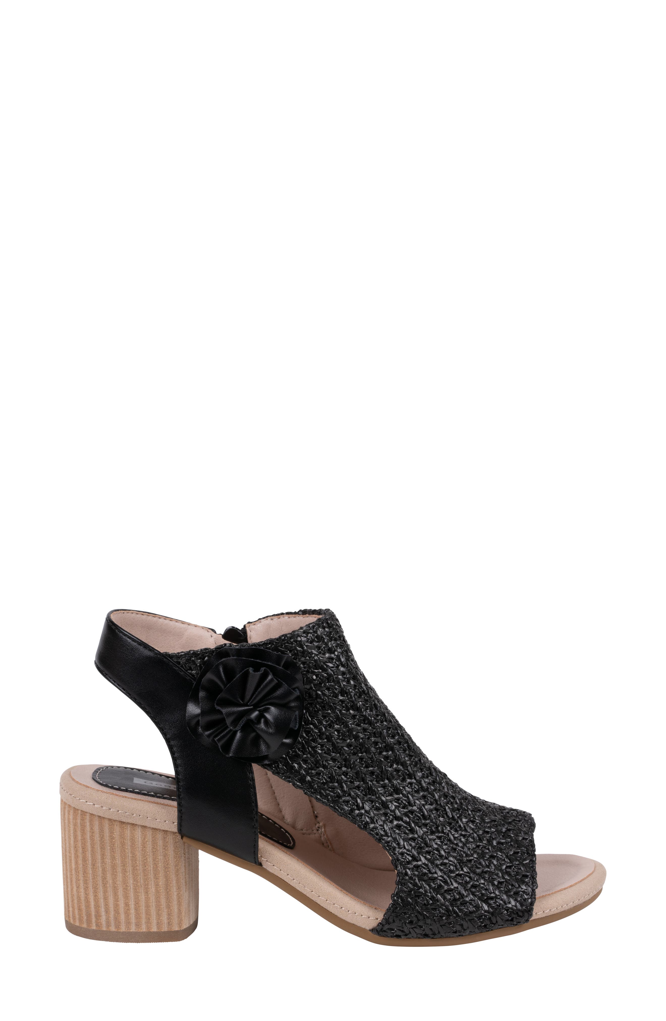 GOOD CHOICE NEW YORK Zakki Sandal, Alternate, color, Black