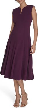 Calvin Klein Sleeveless A-Line Midi Dress