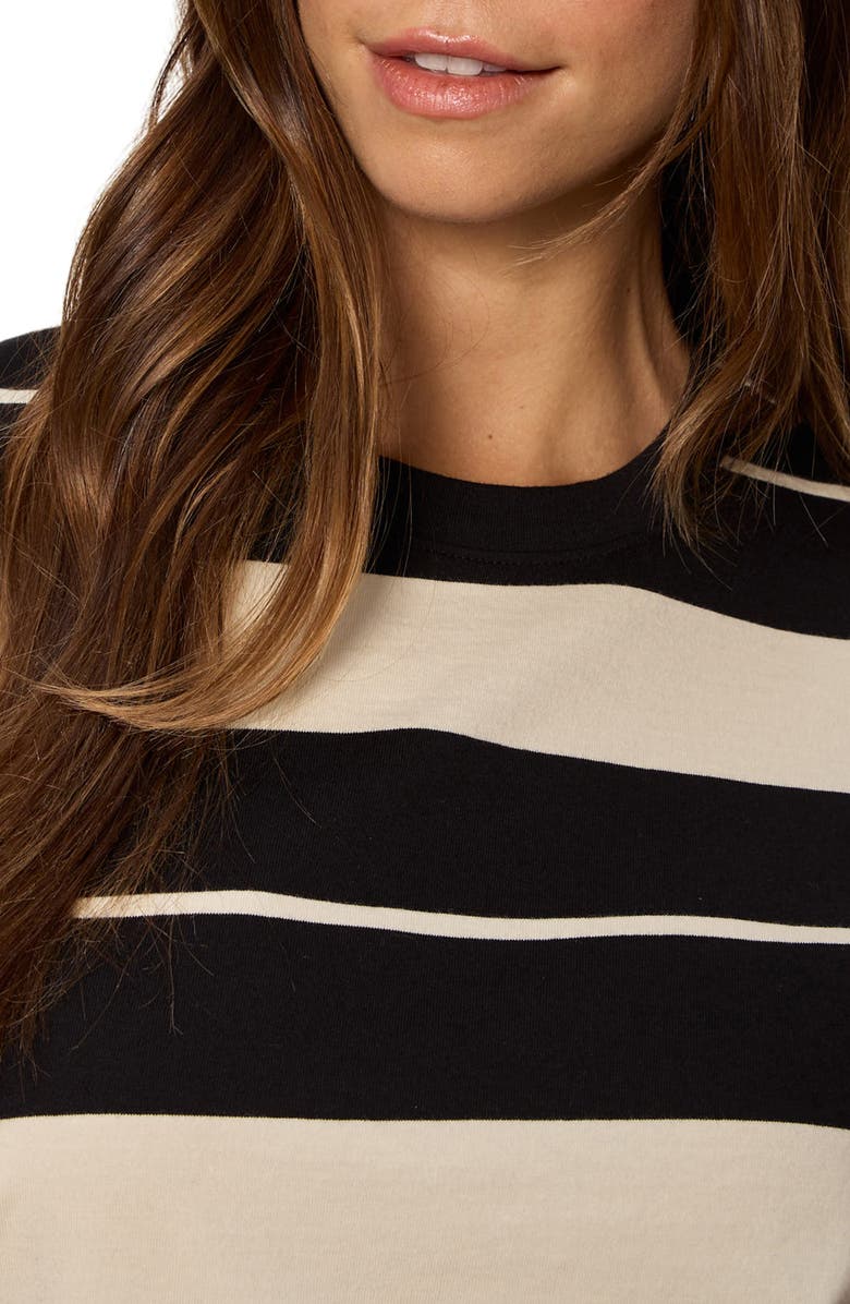 Sanctuary Timeless Stripe Organic Cotton T-Shirt, Alternate, color, Vanilla White