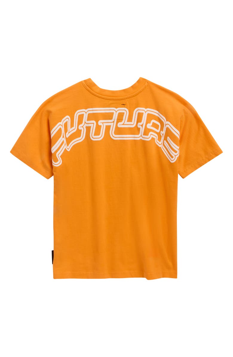 Fly By Night Kids' Travis Graphic T-Shirt, Alternate, color, Carrot/ Future