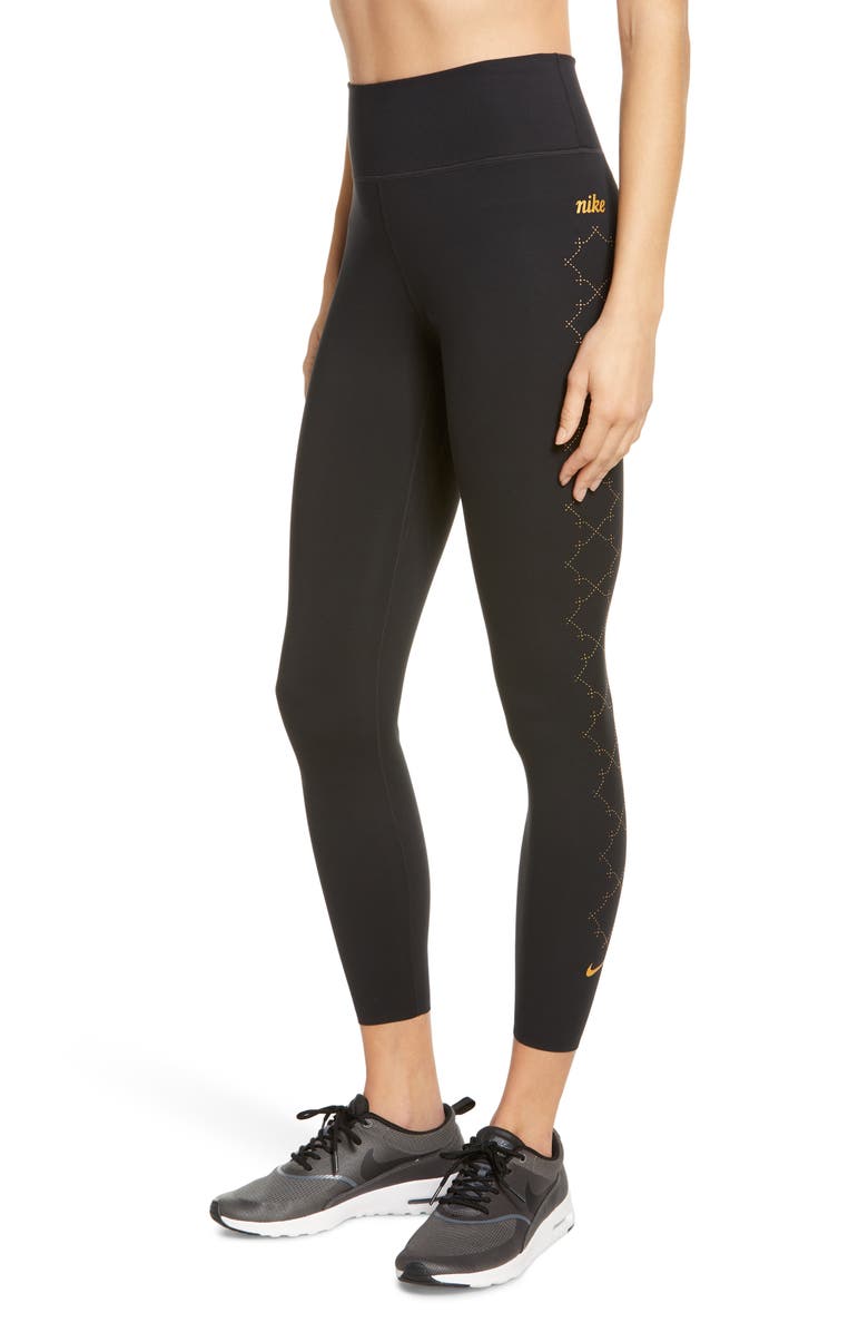 Nike One Luxe Dri-FIT High Waist Leggings, Alternate, color, 