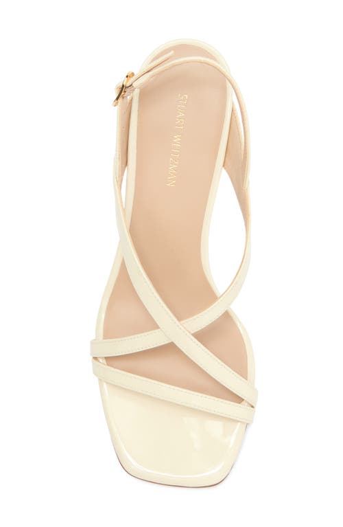 Stuart Weitzman Oasis 50 Block Heel Sandal In Seashell