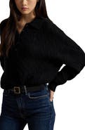 Polo Ralph Lauren Cable Wool & Cashmere Polo Sweater
