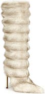 AZALEA WANG Augusto Faux Fur Knee High Boot
