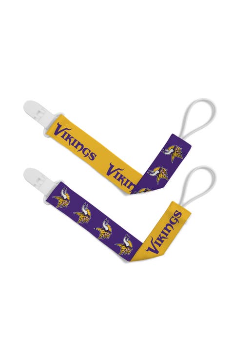 Minnesota Vikings Pacifier Clip 2-Pack