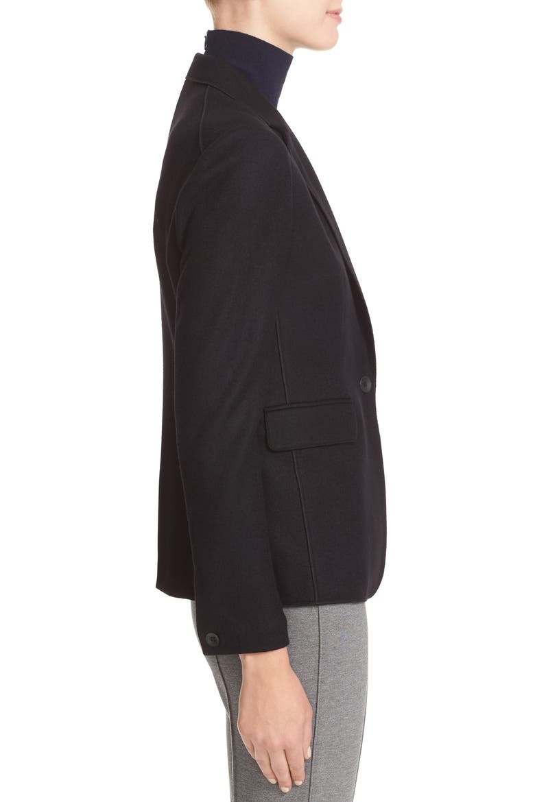 Club Wool Blazer, Alternate, color, BLACK