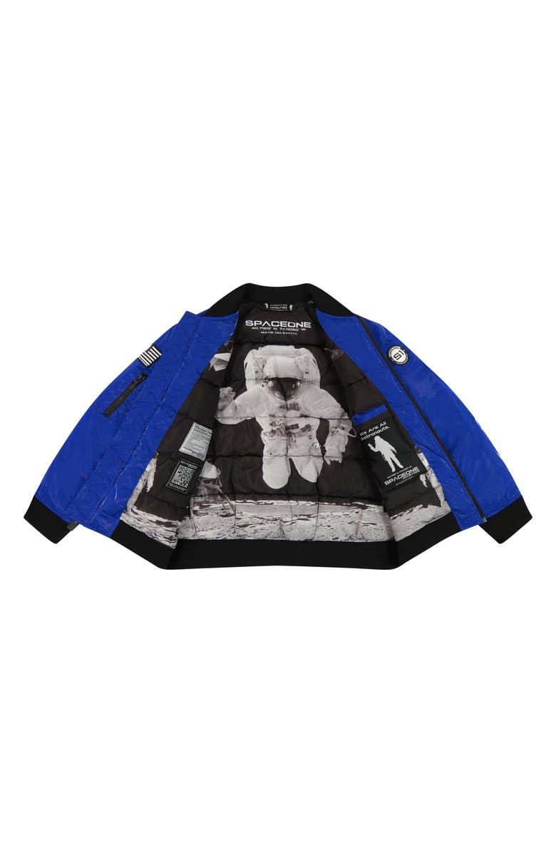 Andy & Evan x SPACEONE Kids' Apollo Reversible Bomber Jacket, Alternate, color,