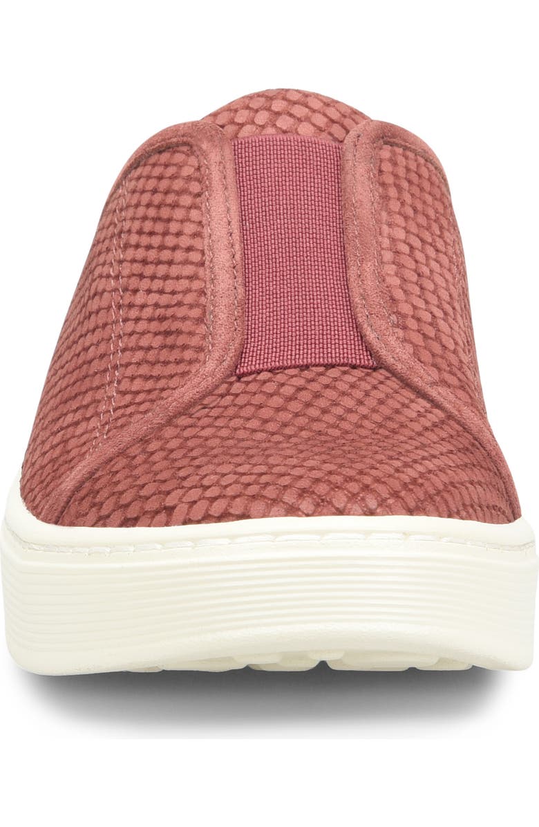 Söfft Beekon Snake Embossed Sneaker Mule, Alternate, color, Brick