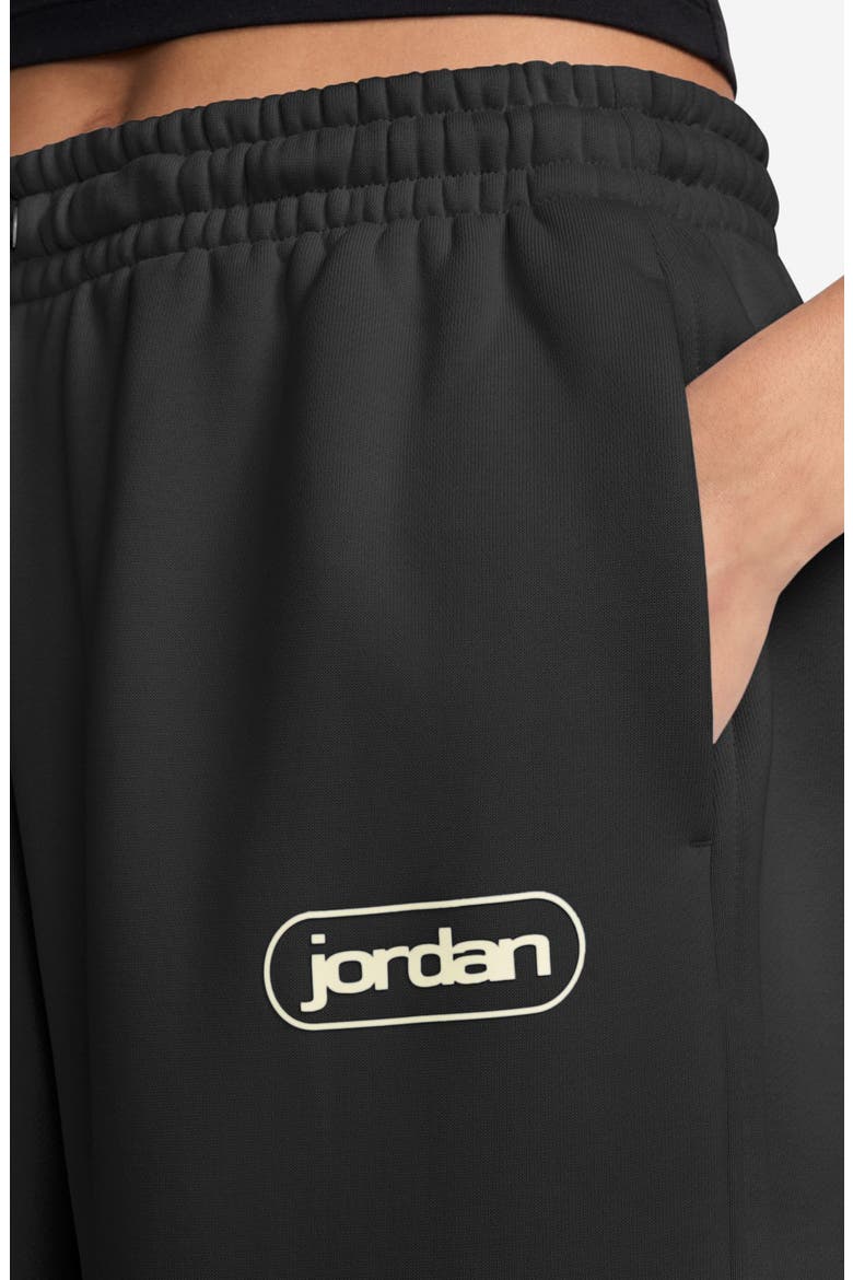 Sportswear Wide Leg Sweatpants, Alternate, color, BLACK/ SAIL