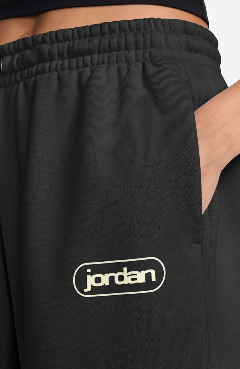 Jordan Sportswear Wide Leg Sweatpants, Alternate, color, Black/ Sail