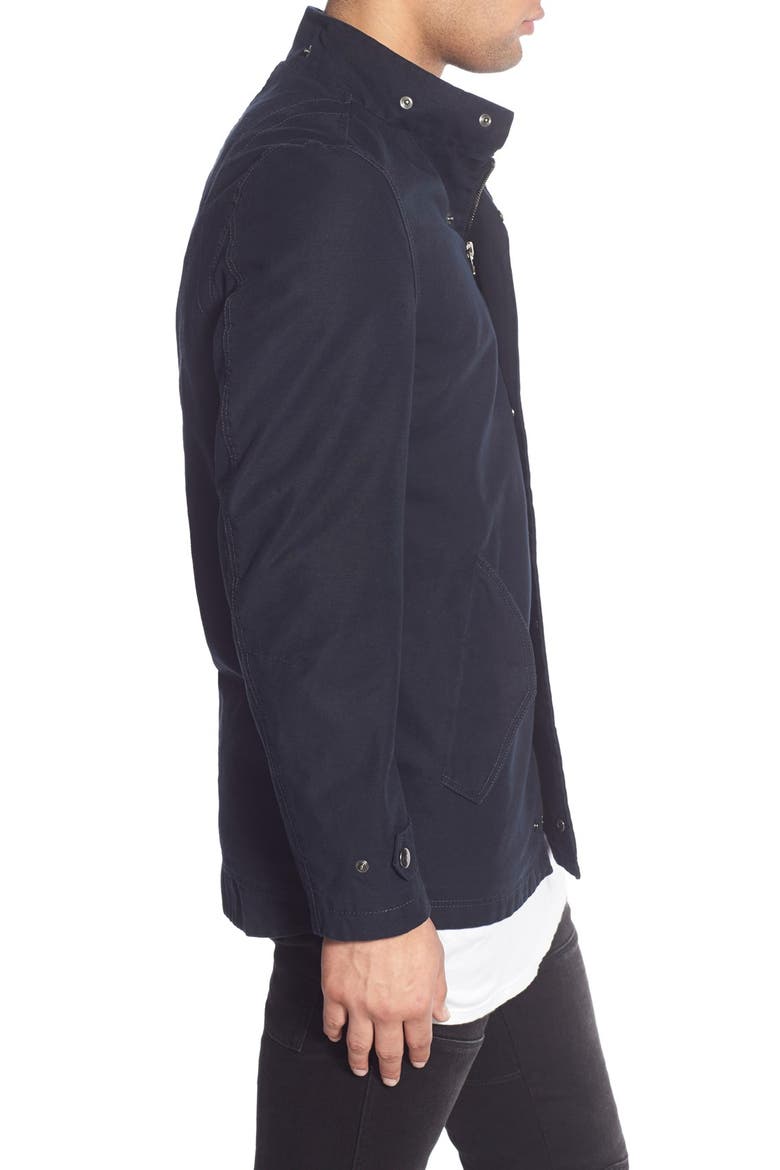 Treasure&Bond Diamond Stitched Hooded Jacket, Alternate, color, NAVY PEACOAT