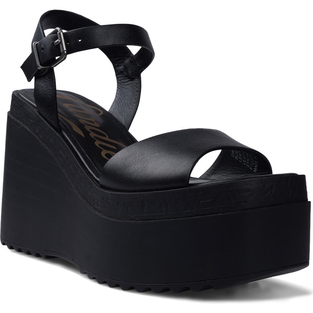 Candies Candie's Daryna Platform Wedge Sandal In Black