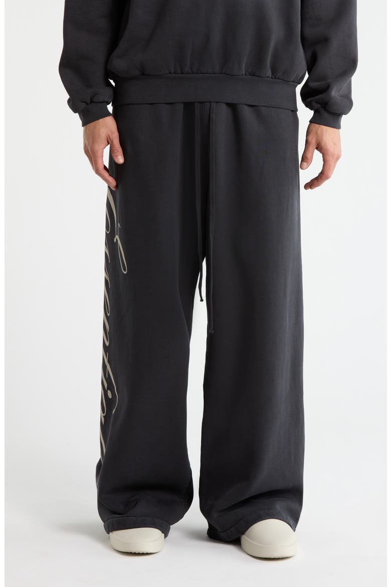 Fear of God Essentials Lounge Heavy Fleece Wide Leg Sweatpants