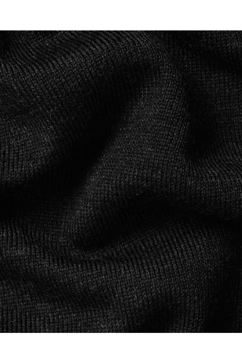 Merino V-Neck Sweater, Alternate, color, Charcoal Grey