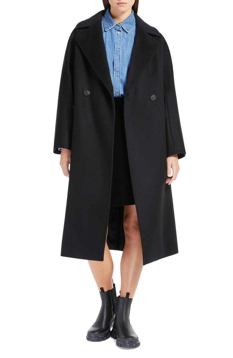 Weekend Max Mara Resina Double Breasted Wool Coat, Main, color, 