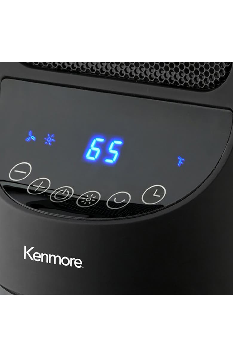 Kenmore 11.5 Inch Portable Ceramic Black Space Heater, Alternate, color, Black