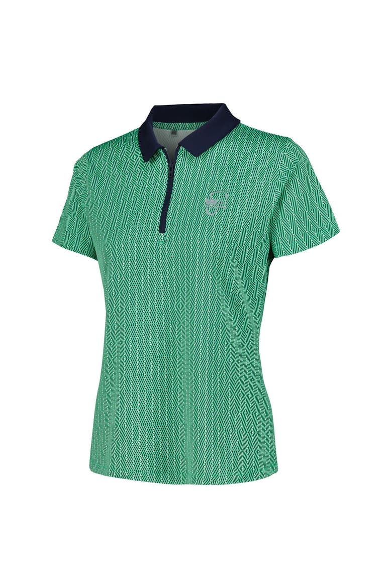 Women's Under Armour  Green WM Phoenix Open Playoff 3.0 Optic Diamond Polo, Alternate, color, Green