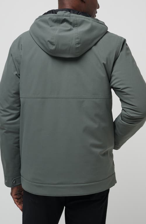 Travismathew Mountain Pass Waterproof Jacket In Dark Olive