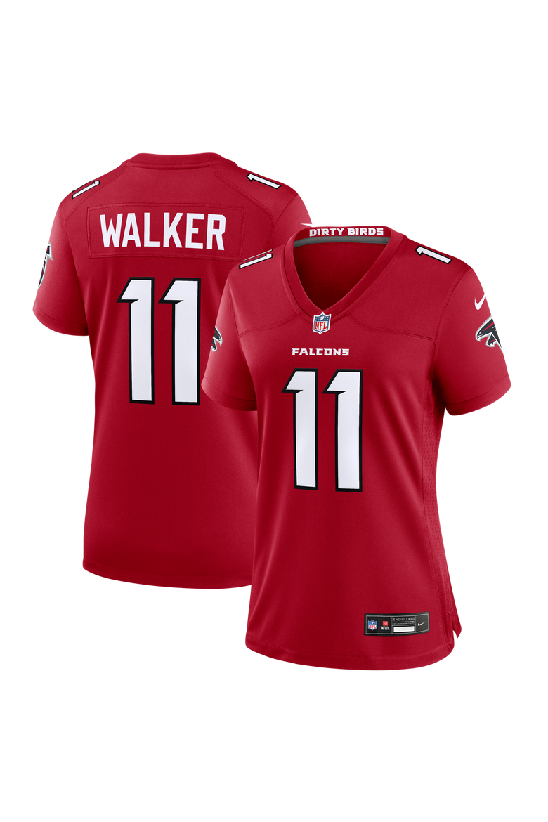 Women's Nike Jalon Walker Red Atlanta Falcons Game Jersey, Main, color, Red
