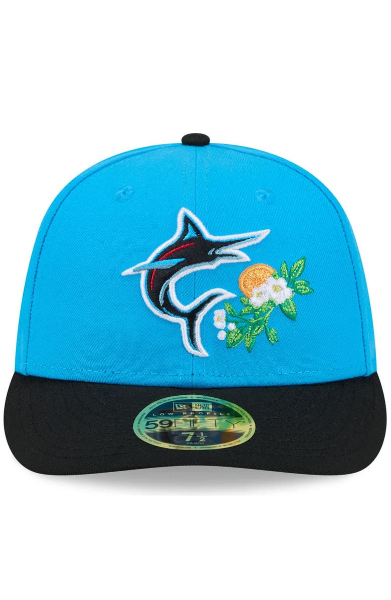 New Era Men's New Era Blue/Black Miami Marlins 2026 Spring Training Low Profile 59FIFTY Fitted Hat, Alternate, color, Blue