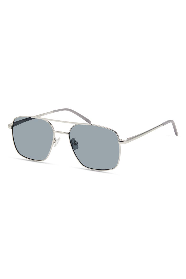 Dew Sunglasses, Alternate, color, SILVER (MATTE)