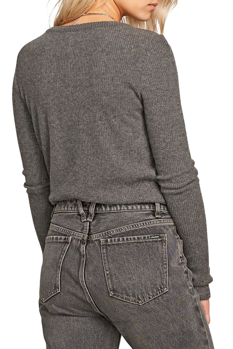 Secret Stone Henley, Alternate, color, CHARCOAL HEATHER