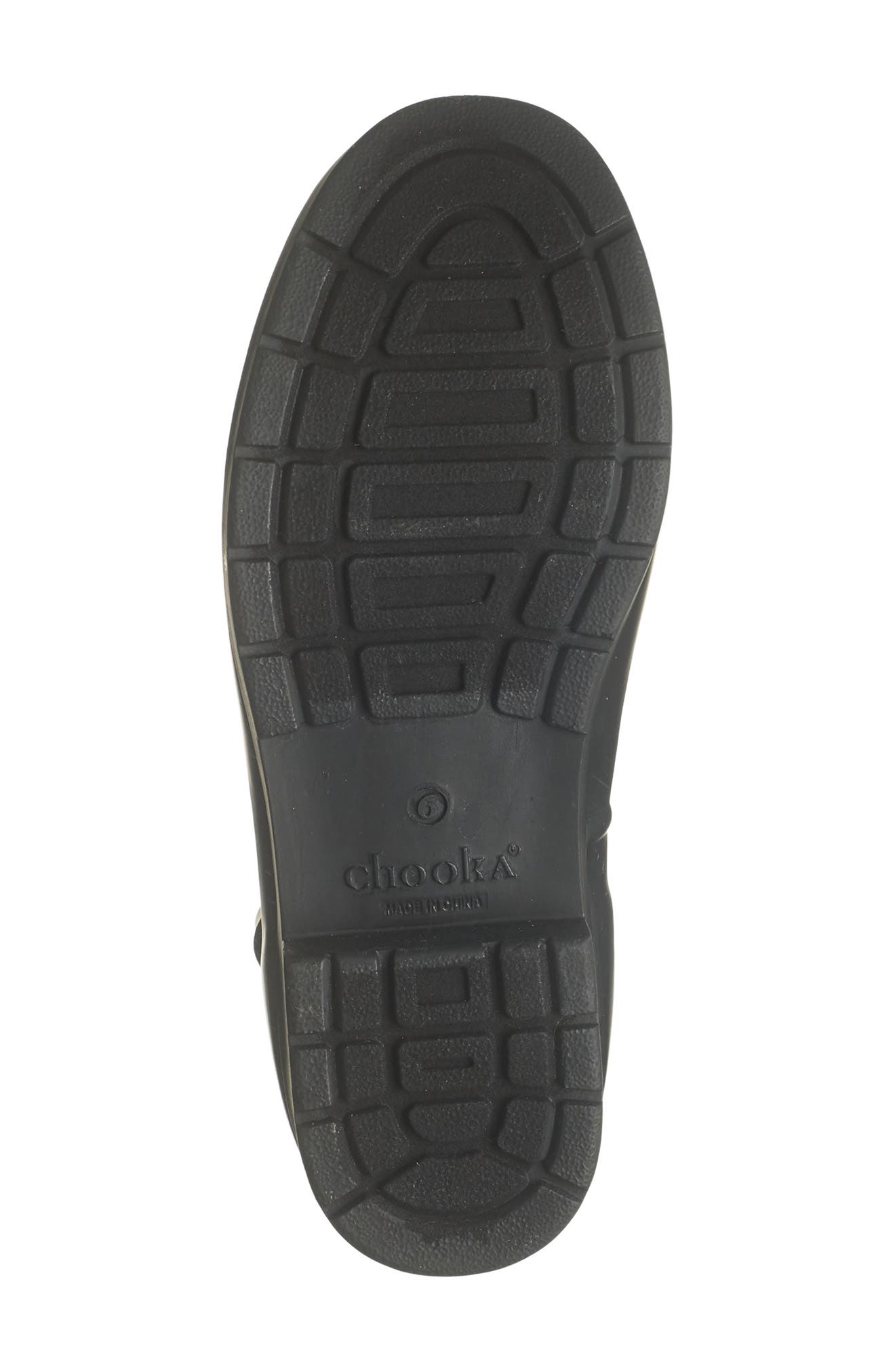 Eastlake Short Shaft Buckled Rain Boot, Alternate, color, BLACK