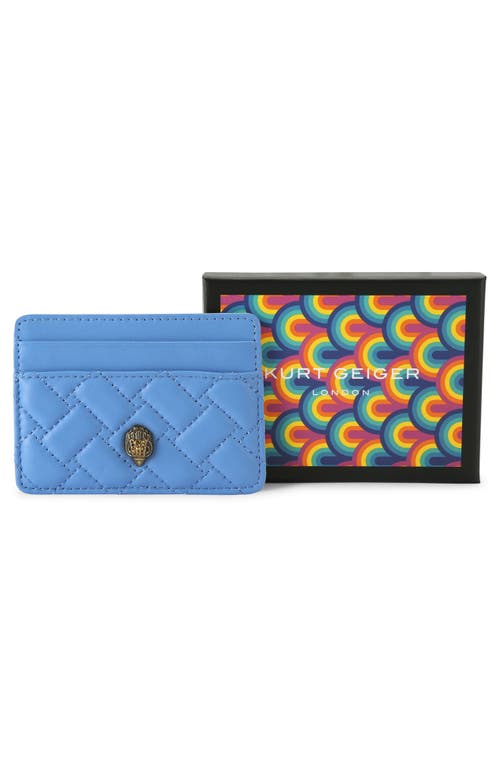 Kurt Geiger London Kensington Card Holder In Medium Blue