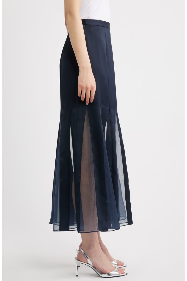 Layered Slip Skirt, Alternate, color, SKY CAPTAIN