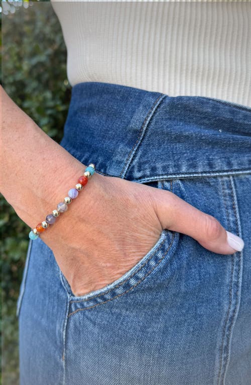 EMMA RAE EMMA RAE LUXE GEMSTONE AURA BRACELET 