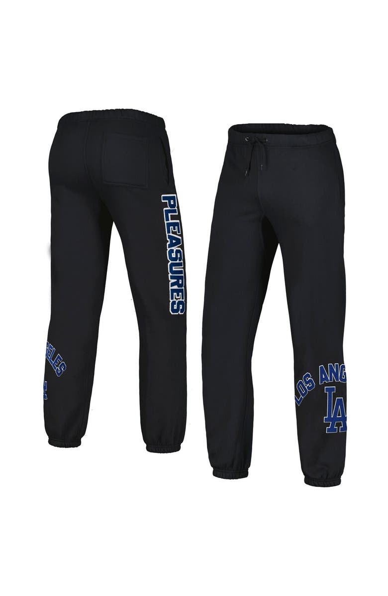 PLEASURES Men's PLEASURES Black Los Angeles Dodgers Opening Day Sweatpants, Main, color, Black