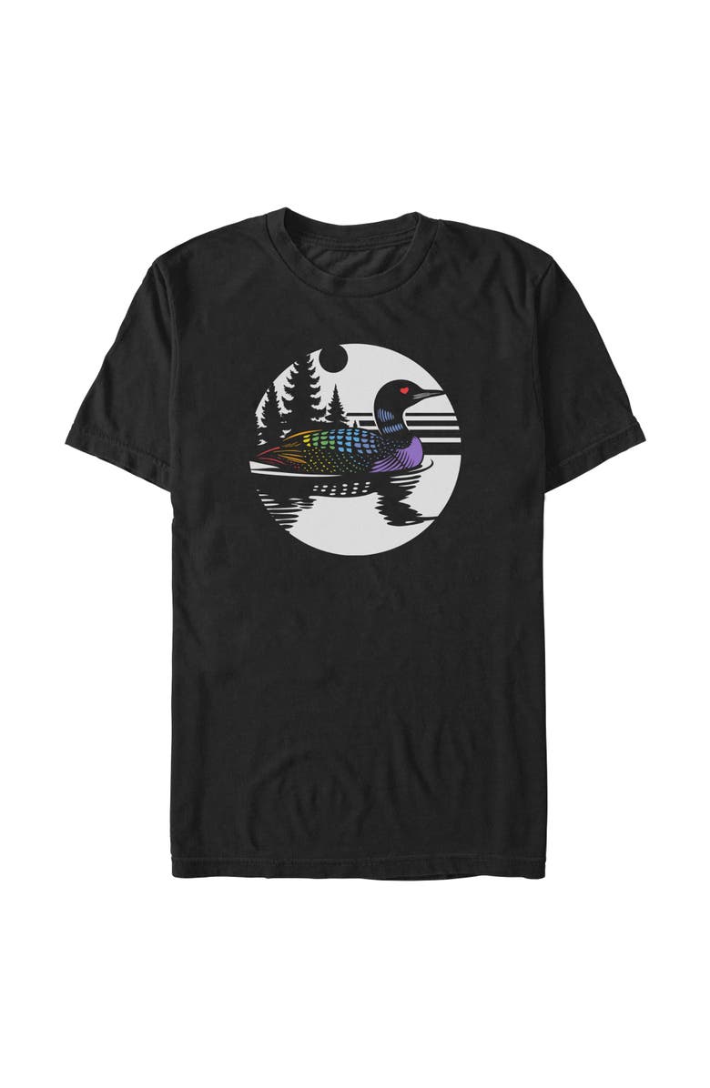 Lost Gods Men's Lost Gods Another Rainbow Loon Graphic T-Shirt, Main, color, Black