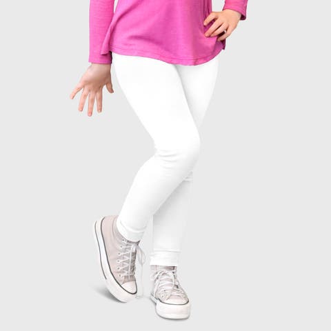 Baby Girls 100% Soft & Breathable Cotton Sensory Friendly Leggings (Baby)