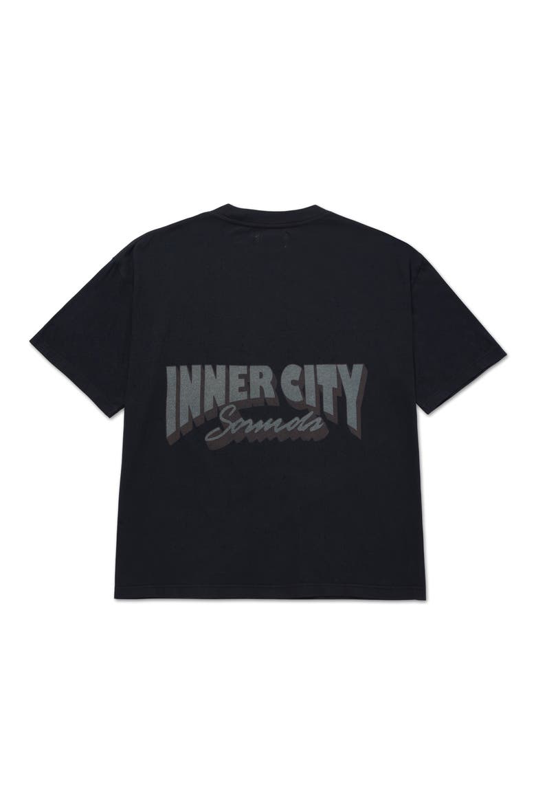 Sounds for the Soul Oversize Graphic T-Shirt, Alternate, color, BLACK